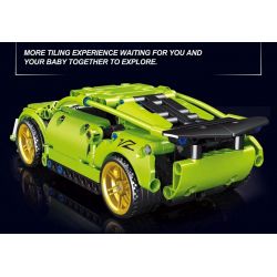 Decool 3822 Jisi 3822 non  LAMBORGHINI SIAN FKP 37 bộ đồ chơi xếp lắp ráp ghép mô hình  Kỹ Thuật Công Nghệ Cao Mô Hình Phương Tiện 248 khối