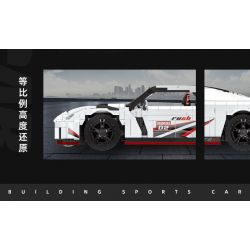 JIESTAR 92008 non  NISSAN GTR35 NISMO tỷ lệ 1:13 bộ đồ chơi xếp lắp ráp ghép mô hình Creator Expert Chuyên Gia Sáng Tạo 1266 khối
