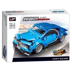 Decool 3820 Jisi 3820 non  WEEDY RACING BUGATTI CHIRON XE KÉO bộ đồ chơi xếp lắp ráp ghép mô hình Speed Champions Racing Cars Đua Xe Công Thức 246 khối