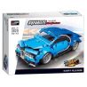 Decool 3820 Jisi 3820 non  WEEDY RACING BUGATTI CHIRON XE KÉO bộ đồ chơi xếp lắp ráp ghép mô hình Speed Champions Racing Cars Đua Xe Công Thức 246 khối