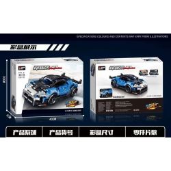 Decool 3819 Jisi 3819 non  XE THỂ THAO MCLAREN SENNA GTR LÙI bộ đồ chơi xếp lắp ráp ghép mô hình Speed Champions Racing Cars Đua Xe Công Thức 248 khối