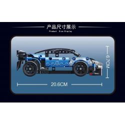Decool 3819 Jisi 3819 non  XE THỂ THAO MCLAREN SENNA GTR LÙI bộ đồ chơi xếp lắp ráp ghép mô hình Speed Champions Racing Cars Đua Xe Công Thức 248 khối