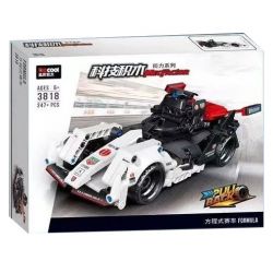 Decool 3818 Jisi 3818 non  XE ĐIỆN CÔNG THỨC KÉO LÙI CỦA PORSCHE 99X bộ đồ chơi xếp lắp ráp ghép mô hình Speed Champions Racing Cars FORMULA E PORSCHE 99X ELECTRIC Đua Xe Công Thức 247 khối