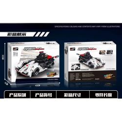 Decool 3818 Jisi 3818 non  XE ĐIỆN CÔNG THỨC KÉO LÙI CỦA PORSCHE 99X bộ đồ chơi xếp lắp ráp ghép mô hình Speed Champions Racing Cars FORMULA E PORSCHE 99X ELECTRIC Đua Xe Công Thức 247 khối