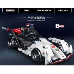 Decool 3818 Jisi 3818 non  XE ĐIỆN CÔNG THỨC KÉO LÙI CỦA PORSCHE 99X bộ đồ chơi xếp lắp ráp ghép mô hình Speed Champions Racing Cars FORMULA E PORSCHE 99X ELECTRIC Đua Xe Công Thức 247 khối