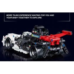 Decool 3818 Jisi 3818 non  XE ĐIỆN CÔNG THỨC KÉO LÙI CỦA PORSCHE 99X bộ đồ chơi xếp lắp ráp ghép mô hình Speed Champions Racing Cars FORMULA E PORSCHE 99X ELECTRIC Đua Xe Công Thức 247 khối