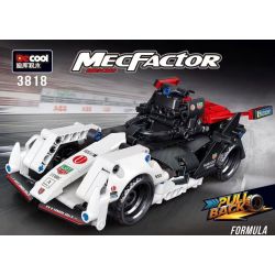 Decool 3818 Jisi 3818 non  XE ĐIỆN CÔNG THỨC KÉO LÙI CỦA PORSCHE 99X bộ đồ chơi xếp lắp ráp ghép mô hình Speed Champions Racing Cars FORMULA E PORSCHE 99X ELECTRIC Đua Xe Công Thức 247 khối