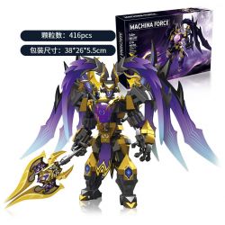 6107 non  LV BU BỊ QUỶ LÀM LÓA MẮT bộ đồ chơi xếp lắp ráp ghép mô hình Movie & Game MACHINA FORCE Phim Và Trò Chơi 416 khối