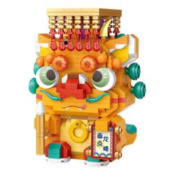 LOZ 8908 non  CHI TIẾT CUỐI CÙNG bộ đồ chơi xếp lắp ráp ghép mô hình Creator Sáng Tạo 740 khối