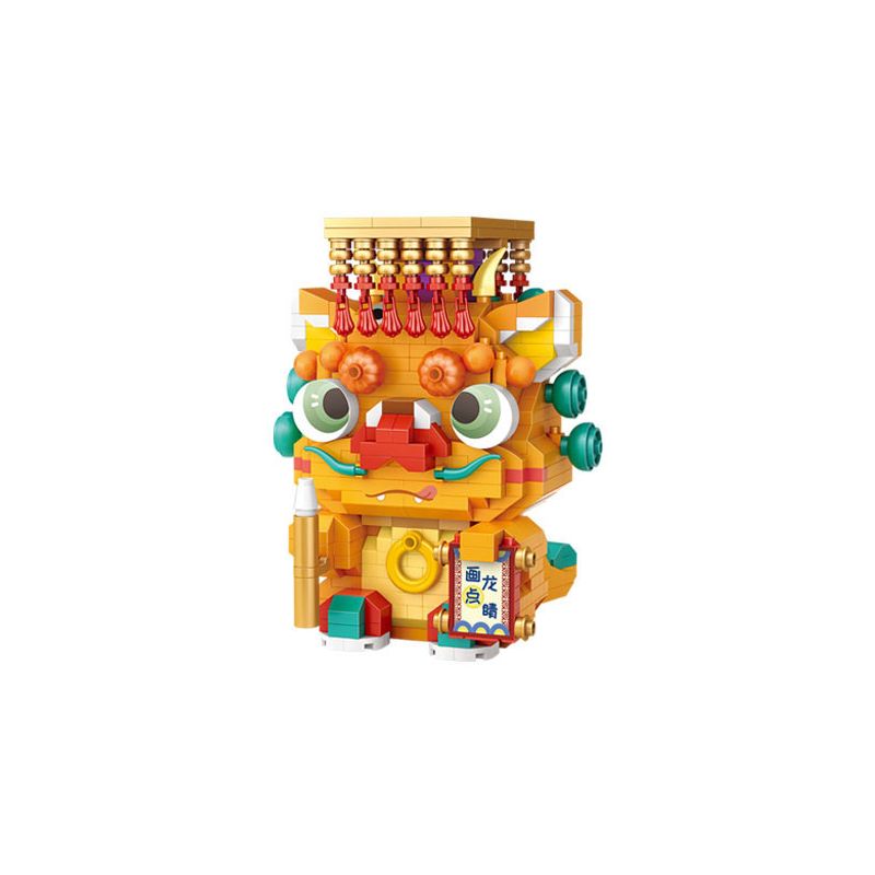 LOZ 8908 non  CHI TIẾT CUỐI CÙNG bộ đồ chơi xếp lắp ráp ghép mô hình Creator Sáng Tạo 740 khối