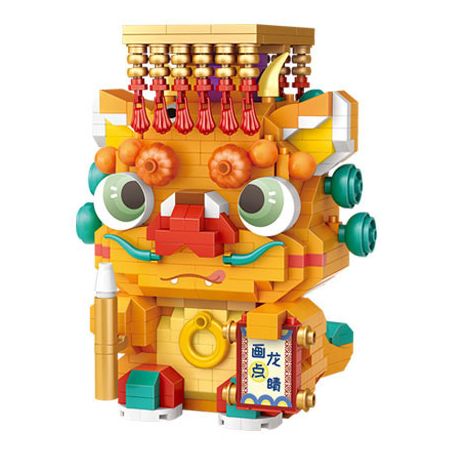 LOZ 8908 non  CHI TIẾT CUỐI CÙNG bộ đồ chơi xếp lắp ráp ghép mô hình Creator Sáng Tạo 740 khối