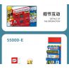 JIESTAR 55000 non  CỬA HÀNG TIỆN LỢI 24 GIỜ bộ đồ chơi xếp lắp ráp ghép mô hình City SHUTTLE SHOP Thành Phố 845 khối