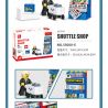 JIESTAR 55000 non  CỬA HÀNG TIỆN LỢI 24 GIỜ bộ đồ chơi xếp lắp ráp ghép mô hình City SHUTTLE SHOP Thành Phố 845 khối