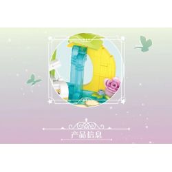 WISE BLOCK HA383023-S 383023-S non  THẾ GIỚI BIỂN HOA MUÔN MÀU 3 LOẠI HÌNH DÃ NGOẠI RỪNG KẸO BÔNG KHU VUI CHƠI GIẢI TRÍ FLOWER VINE GEM THÁC NƯỚC PIANO ÁNH TRĂNG bộ đồ chơi xếp lắp ráp ghép mô hình Creator THE FLOWER COLLECTION Sáng Tạo