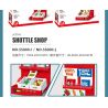 JIESTAR 55000 non  CỬA HÀNG TIỆN LỢI 24 GIỜ bộ đồ chơi xếp lắp ráp ghép mô hình City SHUTTLE SHOP Thành Phố 845 khối