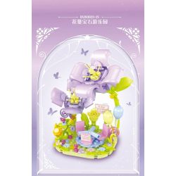 WISE BLOCK HA383023-S 383023-S non  THẾ GIỚI BIỂN HOA MUÔN MÀU 3 LOẠI HÌNH DÃ NGOẠI RỪNG KẸO BÔNG KHU VUI CHƠI GIẢI TRÍ FLOWER VINE GEM THÁC NƯỚC PIANO ÁNH TRĂNG bộ đồ chơi xếp lắp ráp ghép mô hình Creator THE FLOWER COLLECTION Sáng Tạo