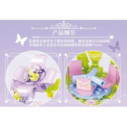 WISE BLOCK HA383023-S 383023-S non  THẾ GIỚI BIỂN HOA MUÔN MÀU 3 LOẠI HÌNH DÃ NGOẠI RỪNG KẸO BÔNG KHU VUI CHƠI GIẢI TRÍ FLOWER VINE GEM THÁC NƯỚC PIANO ÁNH TRĂNG bộ đồ chơi xếp lắp ráp ghép mô hình Creator THE FLOWER COLLECTION Sáng Tạo