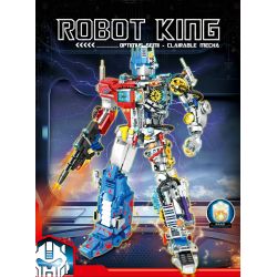 6066 non  VUA NGƯỜI MÁY bộ đồ chơi xếp lắp ráp ghép mô hình Movie & Game Phim Và Trò Chơi 1088 khối