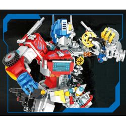 6066 non  VUA NGƯỜI MÁY bộ đồ chơi xếp lắp ráp ghép mô hình Movie & Game Phim Và Trò Chơi 1088 khối