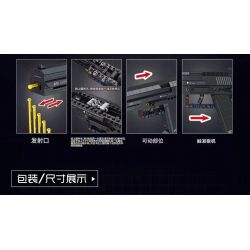 PanlosBrick 670016 Panlos Brick 670016 non  MÔ HÌNH SÚNG LỤC USP bộ đồ chơi xếp lắp ráp ghép mô hình Gun 390 khối