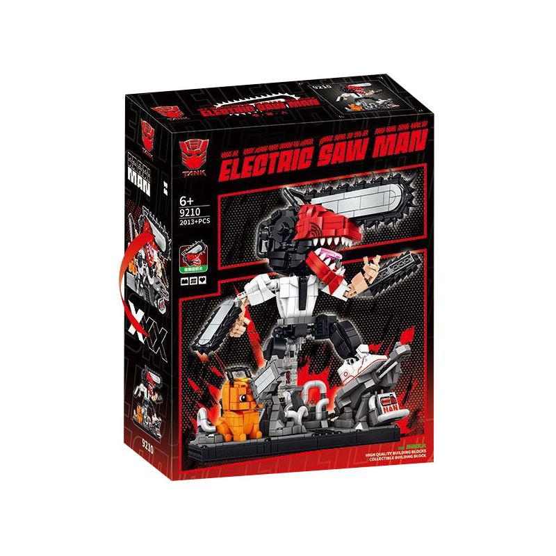 TANK 9210 non  NGƯỜI ĐÀN ÔNG CƯA MÁY bộ đồ chơi xếp lắp ráp ghép mô hình Movie & Game ELECTRIC SAW MAN Phim Và Trò Chơi 2013 khối