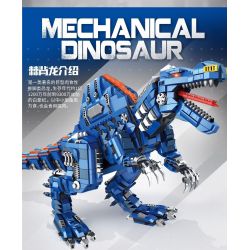 PanlosBrick 611013 Panlos Brick 611013 non  SPINOSAURUS CƠ KHÍ LỚN bộ đồ chơi xếp lắp ráp ghép mô hình MECHANICAL DINOSAUR SPINOSAURUS 1889 khối