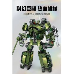 GBL KY1085 1085 non  MÁY CHIẾN ĐẤU CHỦ LỰC 99A bộ đồ chơi xếp lắp ráp ghép mô hình  99A BATTLE MECH Kỹ Thuật Công Nghệ Cao Mô Hình Phương Tiện 1152 khối