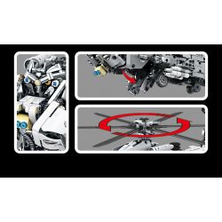 GBL KY1084 1084 non  GIÁP VŨ TRANG ZHI-20 bộ đồ chơi xếp lắp ráp ghép mô hình  Z-20 ARMOR Kỹ Thuật Công Nghệ Cao Mô Hình Phương Tiện 841 khối