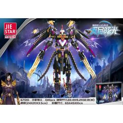 JIESTAR 67010 non  HIỆP SĨ TAI HỌA bộ đồ chơi xếp lắp ráp ghép mô hình 1341 khối