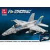 JIESTAR 61049 non  MÁY BAY TIÊM KÍCH FA-18 HORNET bộ đồ chơi xếp lắp ráp ghép mô hình Military Army Quân Sự Bộ Đội 1713 khối
