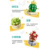 FEMIBOX S2201 2201 non  CHỮA LÀNH MỌNG NƯỚC 12 LOẠI bộ đồ chơi xếp lắp ráp ghép mô hình Flowers PLANTS SUCCULENT Hoa 1095 khối