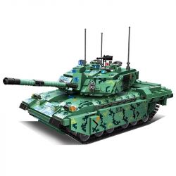 JIESTAR 61037 non  XE TĂNG CHIẾN ĐẤU CHỦ LỰC CHALLENGER 2E CỦA ANH bộ đồ chơi xếp lắp ráp ghép mô hình Military Army Quân Sự Bộ Đội 1298 khối