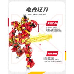 DOUBLE HEIGHT 30501 non  WARFRAME TYRANNOSAURUS REX MECH bộ đồ chơi xếp lắp ráp ghép mô hình 766 khối