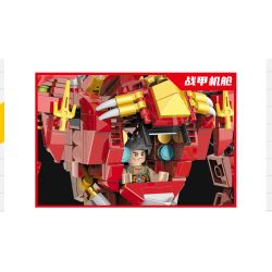 DOUBLE HEIGHT 30501 non  WARFRAME TYRANNOSAURUS REX MECH bộ đồ chơi xếp lắp ráp ghép mô hình 766 khối