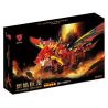 DOUBLE HEIGHT 50501 non  RỒNG LỬA bộ đồ chơi xếp lắp ráp ghép mô hình FLAMING DRAGON 1058 khối