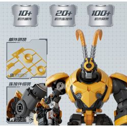 BLOKS 85010 non  ANH HÙNG VÔ TẬN VUA KHỈ bộ đồ chơi xếp lắp ráp ghép mô hình MACHING ARMOR 386 khối