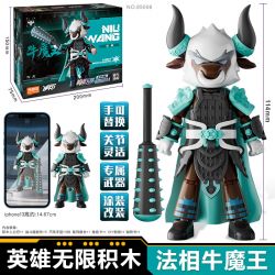 BLOKS 85006 non  CV-06 NGƯU MA VƯƠNG FAXIANG NIU DA bộ đồ chơi xếp lắp ráp ghép mô hình