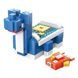 Enlighten 73014 Qman 73014 non  POKÉMON PHIÊU LƯU 4 LOẠI bộ đồ chơi xếp lắp ráp ghép mô hình Pokemon