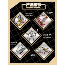 PanlosBrick 621024 Panlos Brick 621024 non  CƠ KHÍ SẮT MEGATRON MECHA bộ đồ chơi xếp lắp ráp ghép mô hình Movie & Game Phim Và Trò Chơi 1106 khối