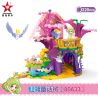 STAR DIAMOND 80633 non  CÂY CỔ TÍCH bộ đồ chơi xếp lắp ráp ghép mô hình Little Flower Fairy Nàng Tiên Hoa Nhỏ 220 khối