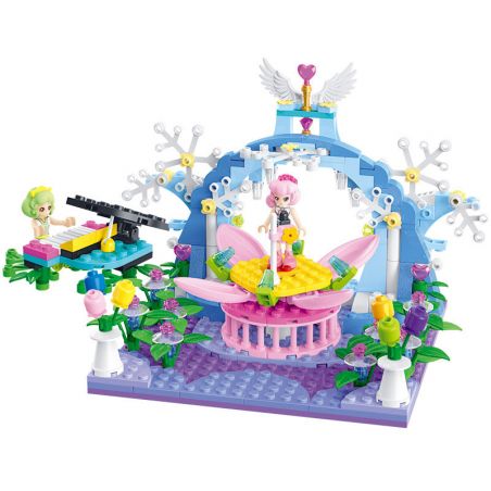 STAR DIAMOND 80622 non  GIAI ĐOẠN TƯỞNG TƯỢNG CỦA HOA bộ đồ chơi xếp lắp ráp ghép mô hình Little Flower Fairy Nàng Tiên Hoa Nhỏ 265 khối