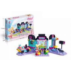 STAR DIAMOND 80642 non  CHIA SẺ THỜI GIAN HẠNH PHÚC bộ đồ chơi xếp lắp ráp ghép mô hình Little Flower Fairy Nàng Tiên Hoa Nhỏ 166 khối