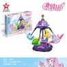 STAR DIAMOND 80641 non  NÀNG TIÊN HOA XOAY TRÒN VÀ BAY bộ đồ chơi xếp lắp ráp ghép mô hình Little Flower Fairy Nàng Tiên Hoa Nhỏ 162 khối