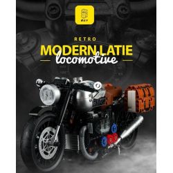 K BOX 10515 non  XE MÁY BMW LATTE bộ đồ chơi xếp lắp ráp ghép mô hình Motorcycle Motorbike BMW R NINET Xe Hai Bánh 925 khối