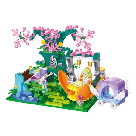 STAR DIAMOND 80623 non  GIỜ HẠNH PHÚC ??? ANDROMEDA bộ đồ chơi xếp lắp ráp ghép mô hình Little Flower Fairy Nàng Tiên Hoa Nhỏ 255 khối