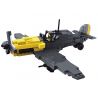 JIESTAR 23040 non  KINH ĐIỂN TRONG THẾ CHIẾN II MÁY BAY ĐẤU BF-109 bộ đồ chơi xếp lắp ráp ghép mô hình Military Army MILITARY WORLD Quân Sự Bộ Đội 286 khối