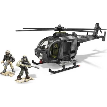 MEGA BLOKS GCP11 non  MÁY BAY TRỰC THĂNG HOẠT ĐỘNG ĐẶC BIỆT bộ đồ chơi xếp lắp ráp ghép mô hình Call Of Duty MEGA CONSTRUX CALL OF DUTY SPECIAL OPS COPTER 363 khối