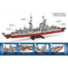 MINGDI K0280 0280 non  TUẦN DƯƠNG HẠM HẠNG NẶNG PRINZ EUGEN bộ đồ chơi xếp lắp ráp ghép mô hình Military Army Quân Sự Bộ Đội 828 khối