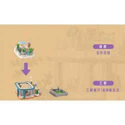 K BOX 10507 non  GIẤC MƠ VUÔNG bộ đồ chơi xếp lắp ráp ghép mô hình Modular Buildings FANTASY PLAZA Mô Hình Nhà Cửa 3140 khối