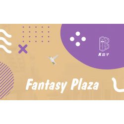 K BOX 10507 non  GIẤC MƠ VUÔNG bộ đồ chơi xếp lắp ráp ghép mô hình Modular Buildings FANTASY PLAZA Mô Hình Nhà Cửa 3140 khối